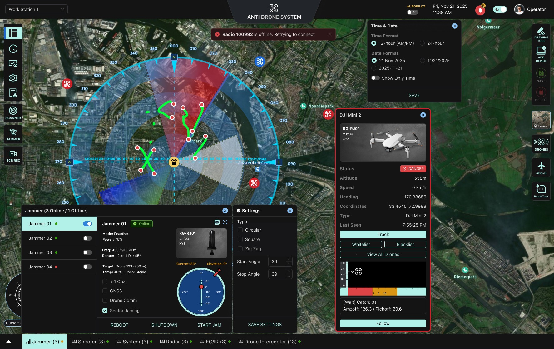 Aegis command and control interface preview