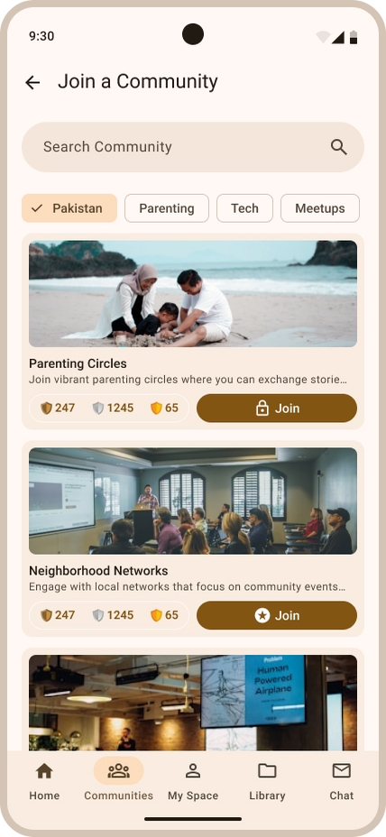 IMS Community Screen