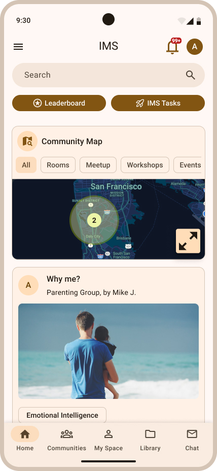 IMS Home Dashboard